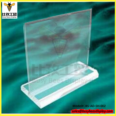 Clear Acrylic Sign Holder