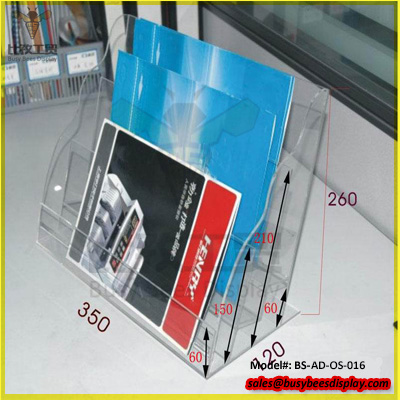 A4 Acrylic Display Box Brochure