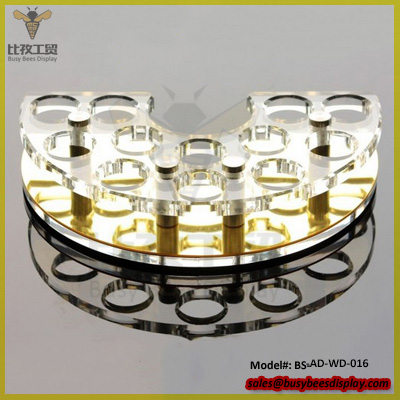 Modern Acrylic Organizer Display Wine Rack