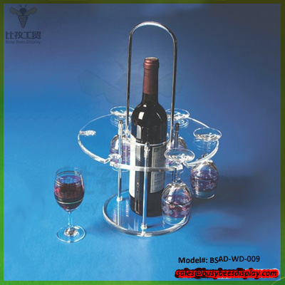 Customized Acrylic Wine Display Rack